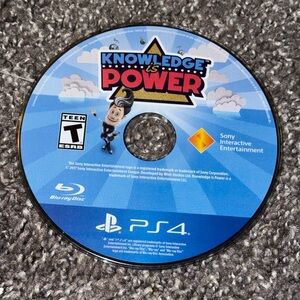 Sony PlayStation 4 Knowledge Is Power Video Game Rated T For Teen Used Pre Owned